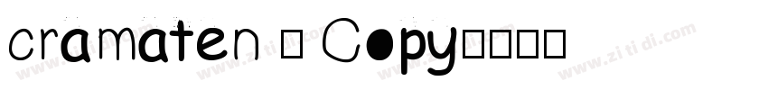 cramaten - Copy字体转换